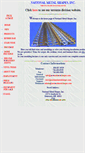 Mobile Screenshot of nationalmetalshapes.com